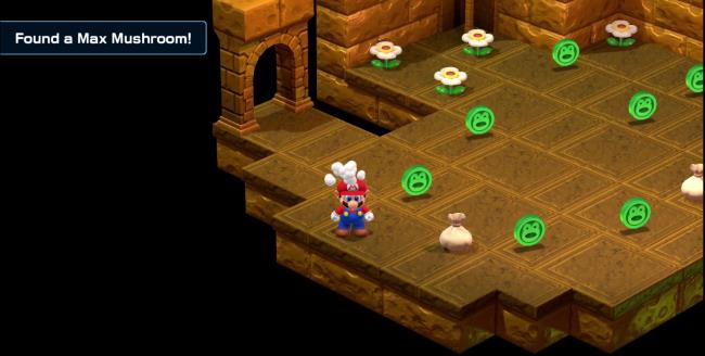 The treasure room in Belome Temple in Super Mario RPG.