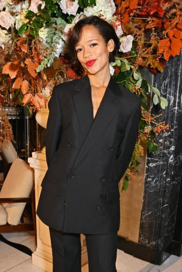 LONDON, ENGLAND - NOVEMBER 19: Taylor Russell attends The 67th Evening Standard Theatre Awards at Claridge's Hotel on November 19, 2023 in London, England. Photo by Dave Benett