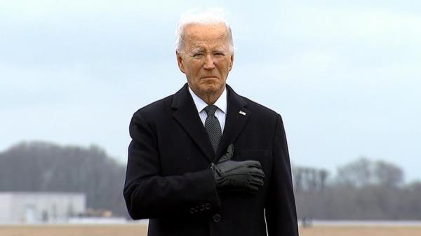 President Biden has joined the grieving families of those killed in Jordan