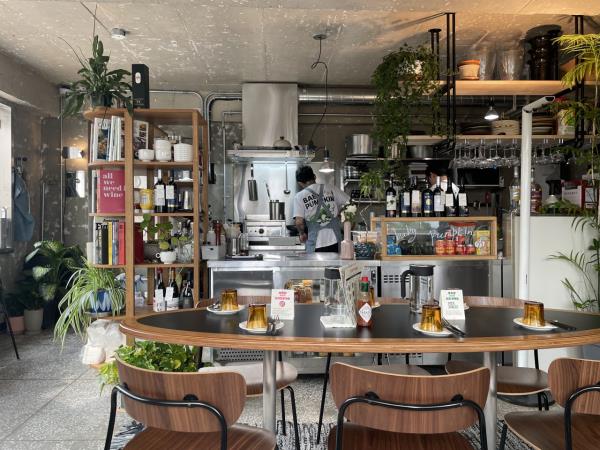 Baby Pumpkin's open kitchen. (Kim Da-sol/The Korea Herald)