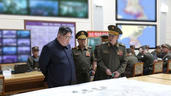 North Korean leader Kim Jong visits the training center of the General Staff Department of the Korean People's Army (KPA) in an undisclosed location in North Korea in this picture released by North Korea's Korean Central News Agency (KCNA) and obtained by Reuters on August 31, 2023