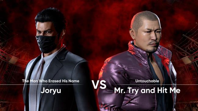 Like A Dragon Gaiden Joryu and Mr. Try And Hit Me Head To Head