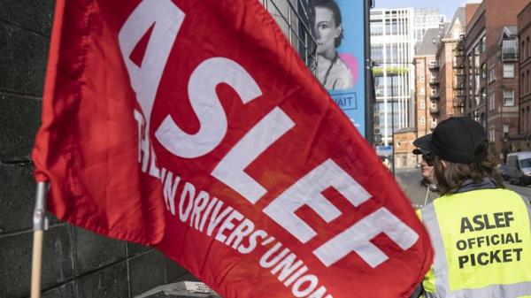 File photo dated 03/06/2023 of members of the Aslef unio<em></em>n on a picket line near to Leeds train station. Rail passengers are being warned to expect disruption over the next week because of strikes and an overtime ban by train drivers in their long-running dispute over pay. Members of Aslef at 16 train operating companies will refuse to work overtime from Friday until December 9 and will stage a series of strikes between December 2 and 8. Issue date: Friday December 1, 2023.