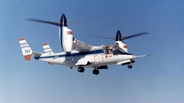 XV-15 Tiltrotor two-motor aircraft