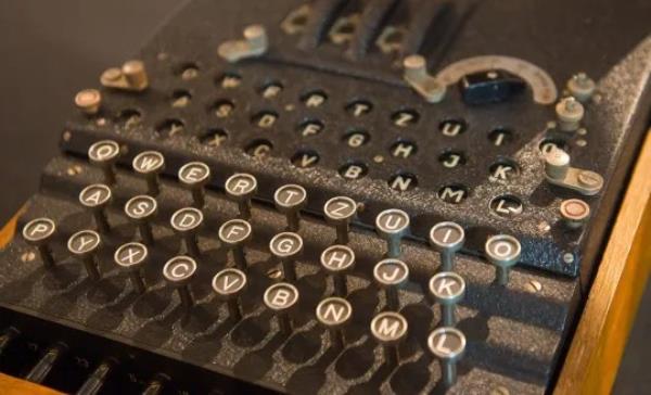 An original Enigma code machine of the type used by Alan Turing at a screening of the Imitation Game at the Science Museum in Lo<em></em>ndon (Picture: PA Wire)