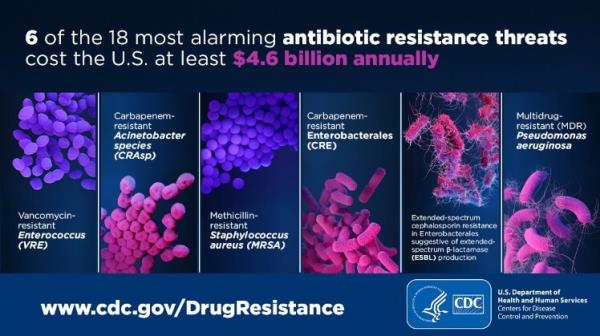 Antimicrobial organisms are respo<em></em>nsible for some common health care-associated infections. 