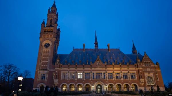 A view of the Internatio<em></em>nal Court of Justice, the United Nations' top court, on Feb. 2, 2024.