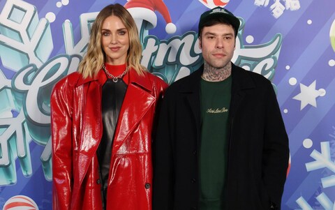 Chiara Ferragni with her husband Fedez